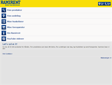 Tablet Screenshot of m.ramirent.no